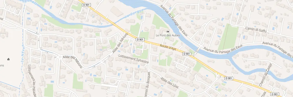 Plan du 8 Che du Bosquet à L’Isle-sur-la-Sorgue