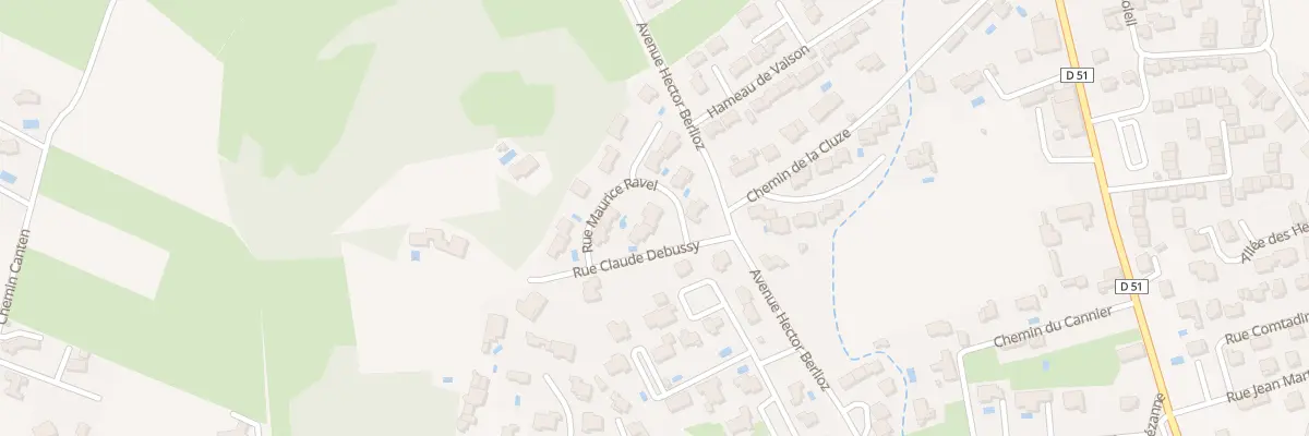 Plan du 2 Rue Maurice Ravel à Vaison-la-Romaine