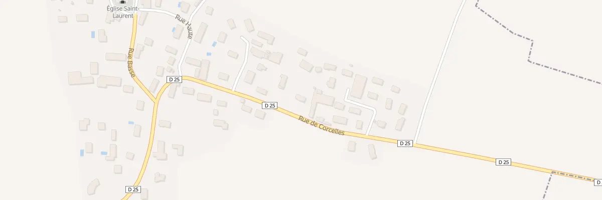 Plan du 19 Rue de Corcelles à Savouges