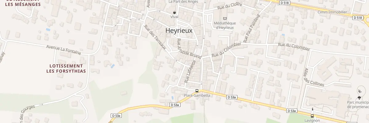 Plan du 11 Rue des Terreaux à Heyrieux