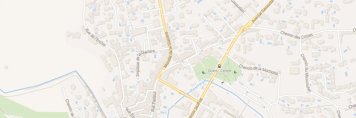Plan du 1 Rue Aristide Briand à Grans
