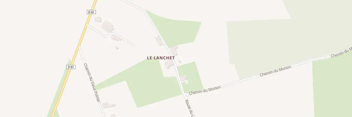 Plan du 287 Rte du Lanchet à Sainte-Croix