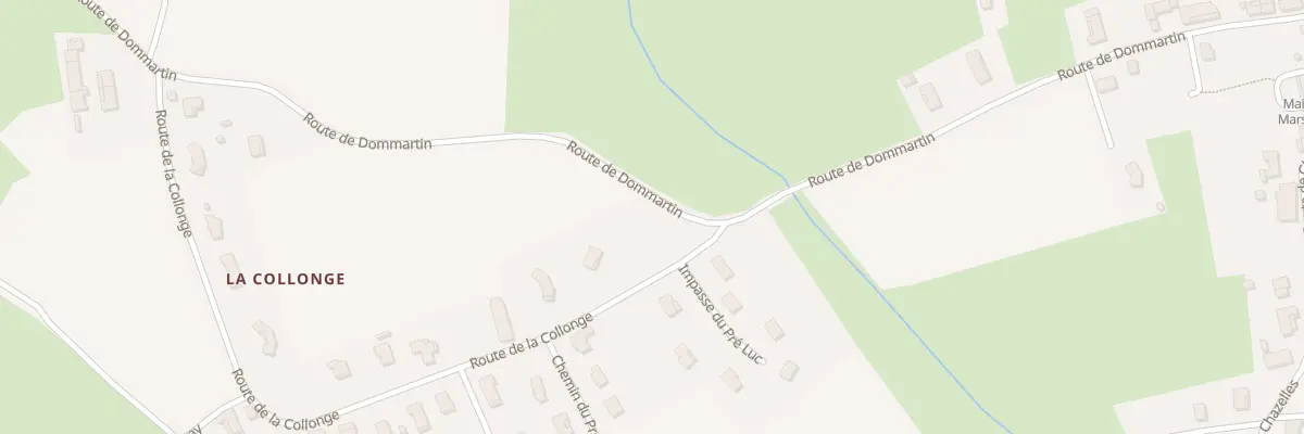 Plan du 519 Rte de Dommartin à Marsonnas