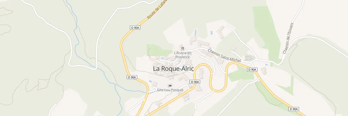 Plan du 5013 Le Bourg à La Roque-Alric