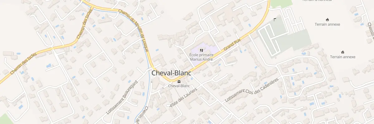 Plan du 5217 L’Eglise à Cheval-Blanc
