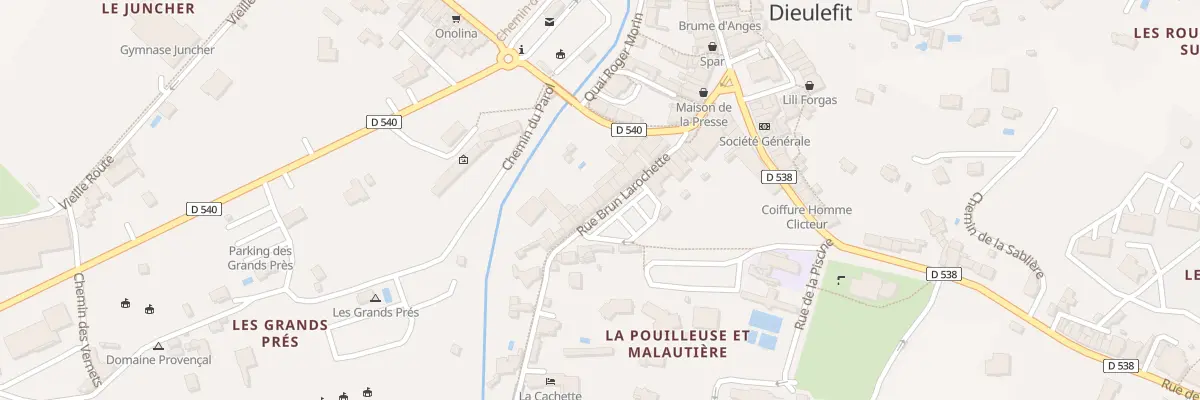 Plan du 14 Rue Brun Larochette à Dieulefit