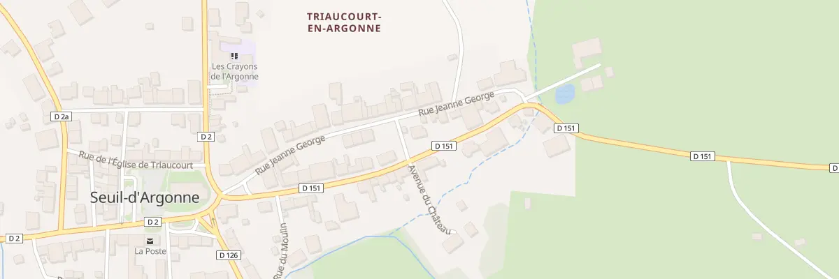 Plan du 15 Rue Jeanne George à Seuil-d’Argonne