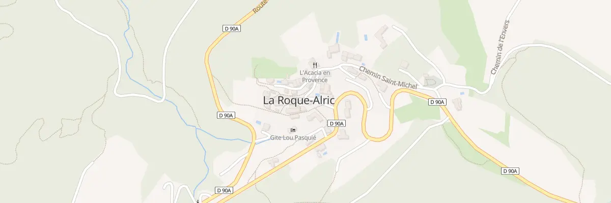 Plan du 5011 Le Bourg à La Roque-Alric