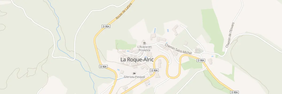 Plan du 5027 Le Bourg à La Roque-Alric