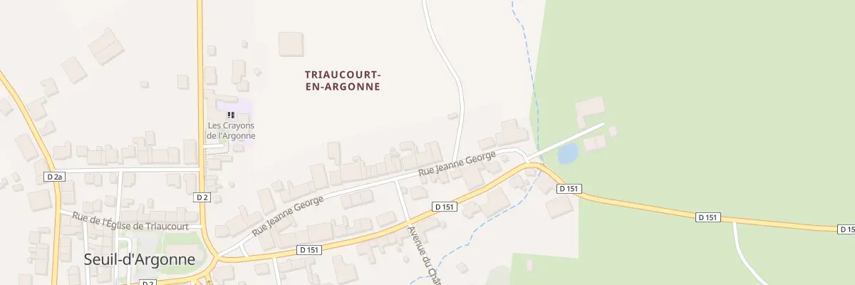 Plan du 36 Rue Jeanne George à Seuil-d’Argonne