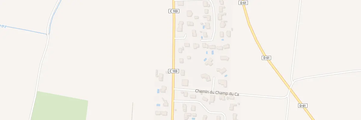 Plan du 438 Rte de Montluel à Niévroz