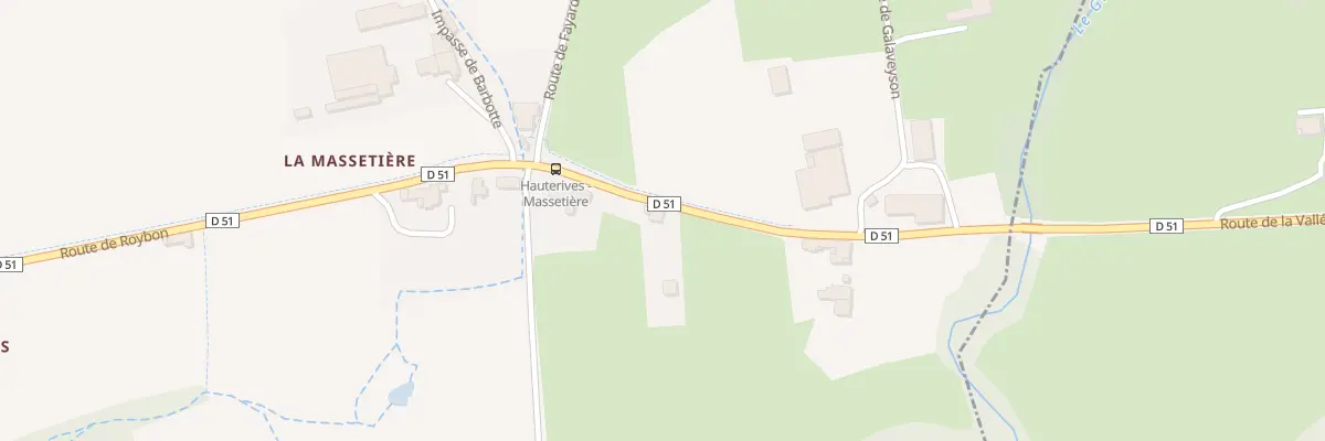 Plan du 3150 Rte de Roybon à Hauterives