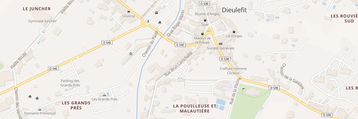 Plan du 8 Rue Brun Larochette à Dieulefit