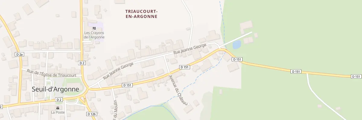 Plan du 17 Rue Jeanne George à Seuil-d’Argonne