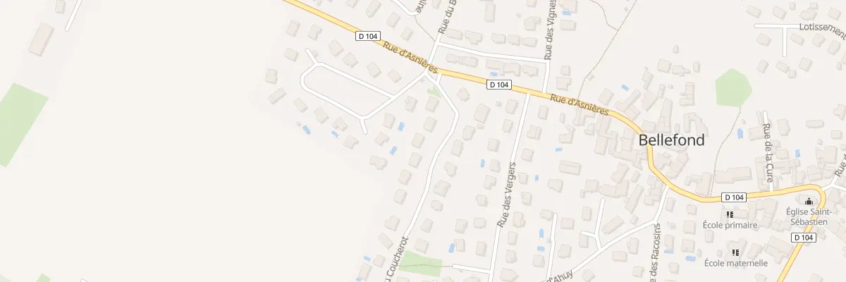 Plan du 6 Rue du Coucherot à Bellefond