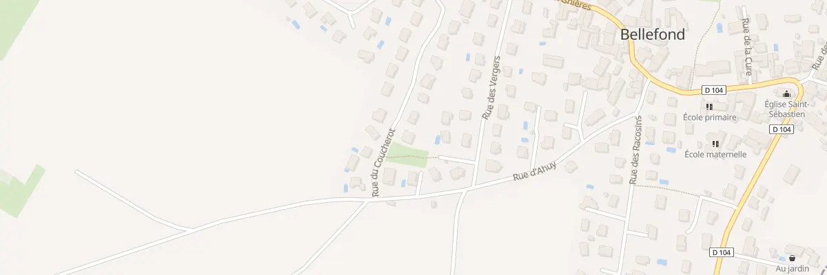 Plan du 17 Rue du Coucherot à Bellefond