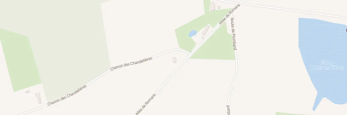 Plan du 1240 All de Romans à Condeissiat