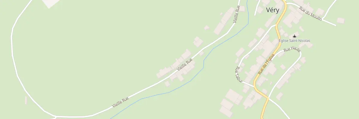 Plan du 12 Vieille Rue à Véry