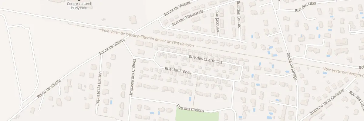 Plan du 8 Rue des Charmilles à Pusignan