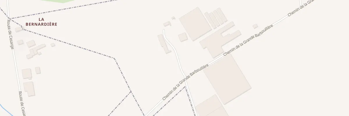 Plan du 2 Les Gdes Baboulieres à Diémoz