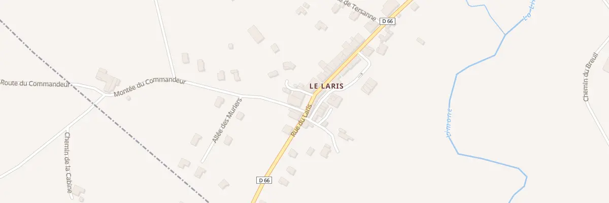 Plan du 500 Rue du Laris à Saint-Christophe-et-le-Laris