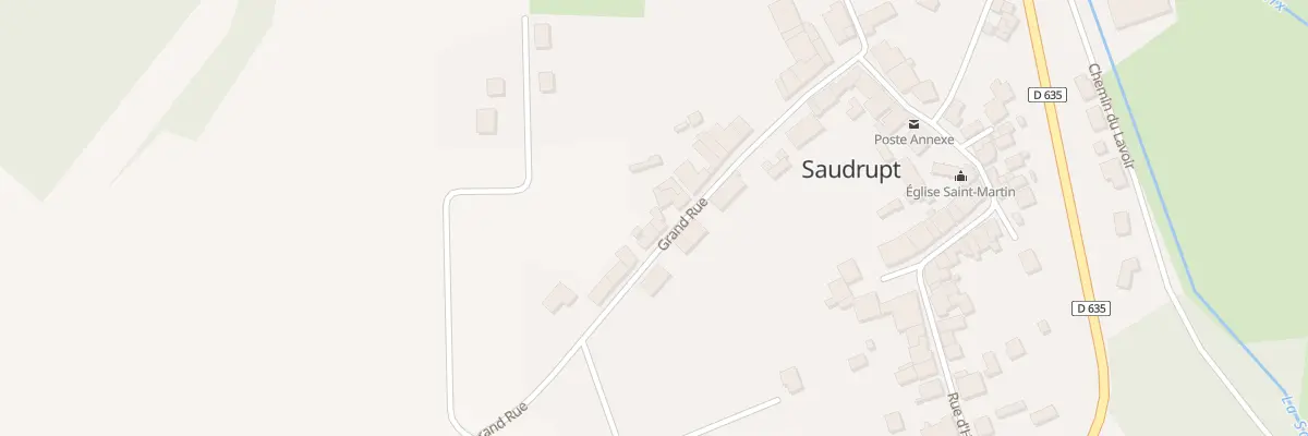 Plan du 36 Grand’ Rue à Saudrupt