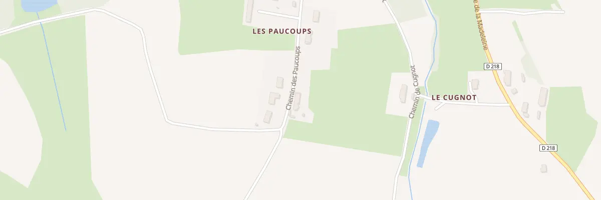 Plan du 21 Che des Paucoups à Saint-Martin-en-Bresse
