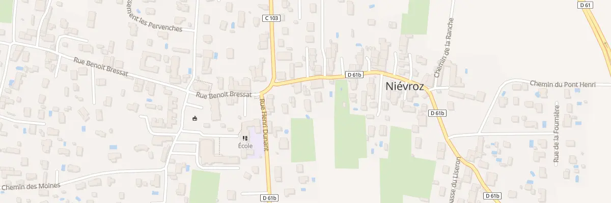 Plan du 44 Rue Henri Jomain à Niévroz