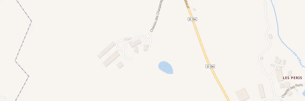 Plan du 245 Che des Charpeneys à Châteaudouble