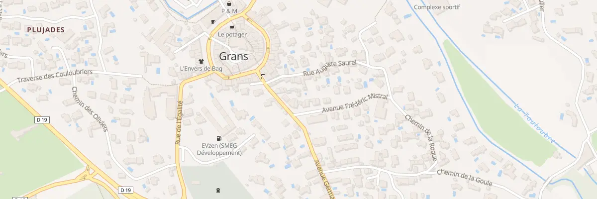 Plan du 5525 La Roque à Grans