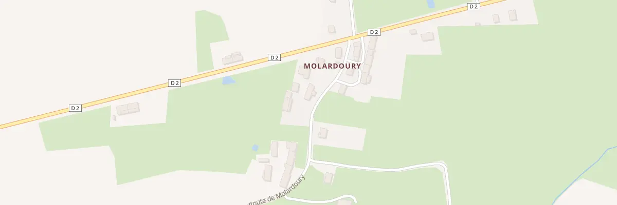 Plan du 100 Rte de Molardoury à Saint-Trivier-de-Courtes