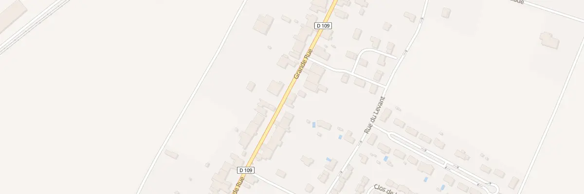Plan du 39 Gr Grande Rue à Villiers-le-Sec