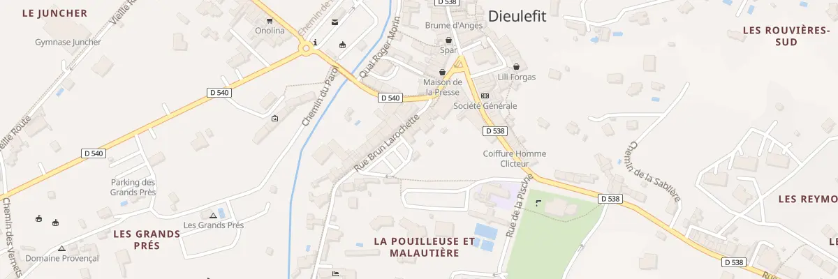 Plan du 13 Rue Brun Larochette à Dieulefit