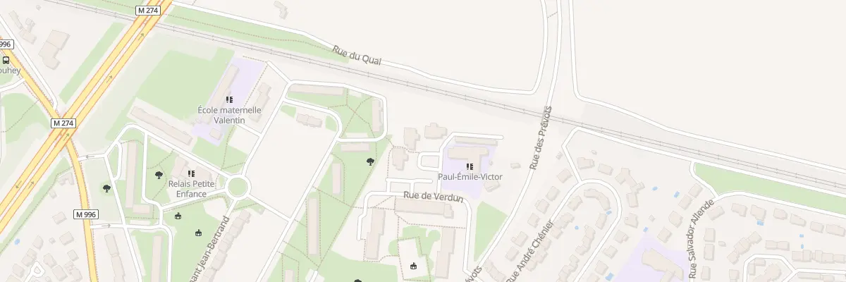Plan du 8 Rue de Verdun à Longvic