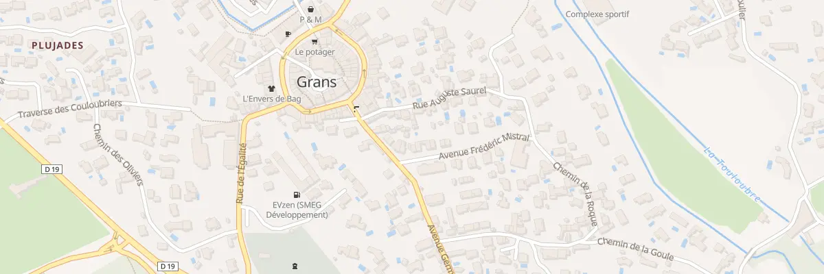 Plan du 5535 La Roque à Grans