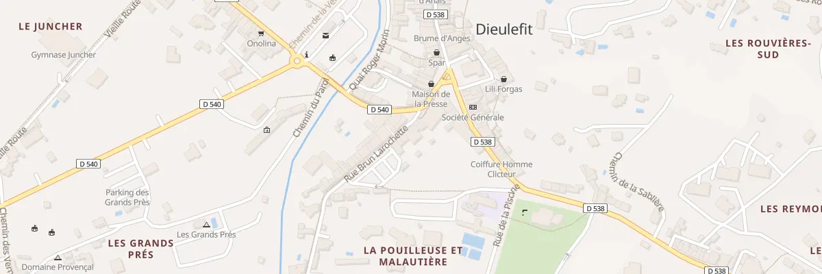 Plan du 9 Rue Brun Larochette à Dieulefit