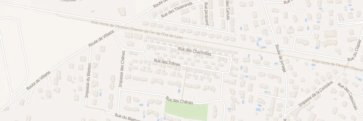 Plan du 16 Rue des Fresnes à Pusignan