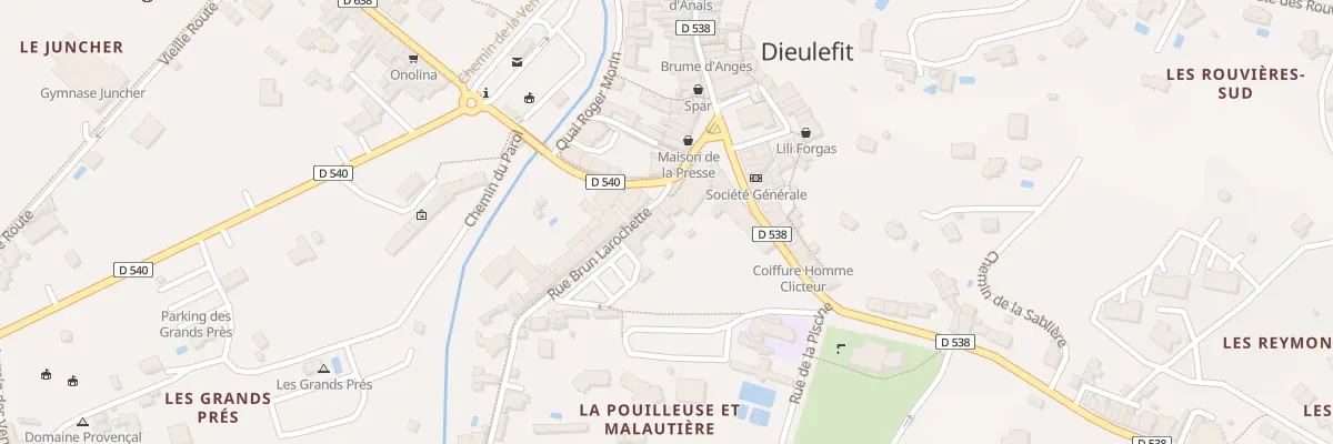 Plan du 7 Rue Brun Larochette à Dieulefit