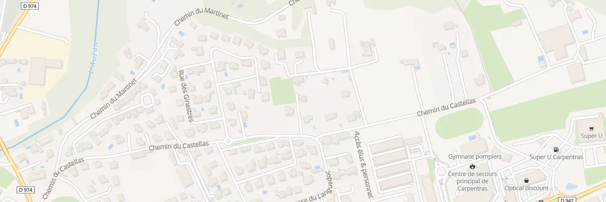 Plan du 171 Rue des Piboules à Carpentras