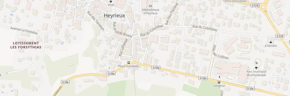 Plan du 14 Rue du Capitaine Vogel à Heyrieux