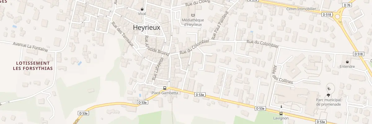 Plan du 8 Rue du Capitaine Vogel à Heyrieux