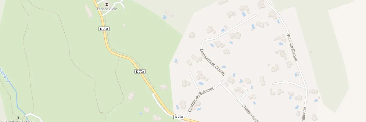 Plan du 96 Chem Belvezet à Cornillon-Confoux