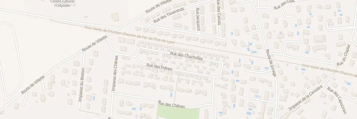 Plan du 12 Rue des Charmilles à Pusignan