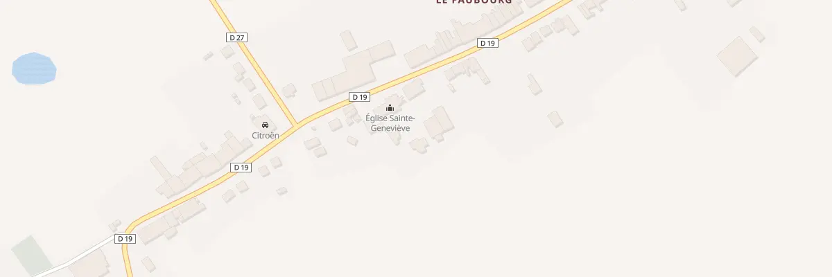 Plan du 69 Rue du Faubourg Ste Genevieve à Mouzon