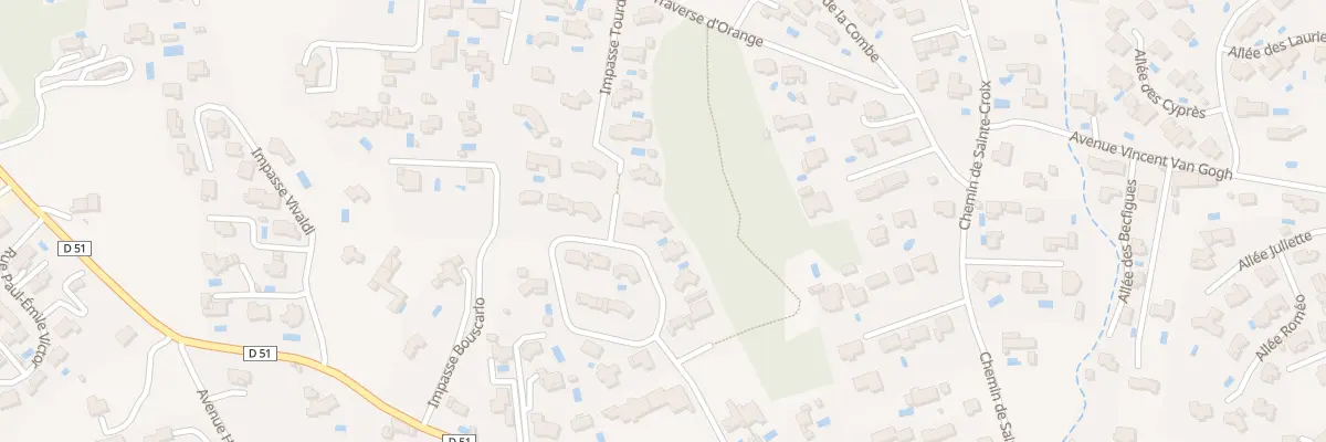Plan du 240 Imp de la Bastide du Rouvilier à Vaison-la-Romaine