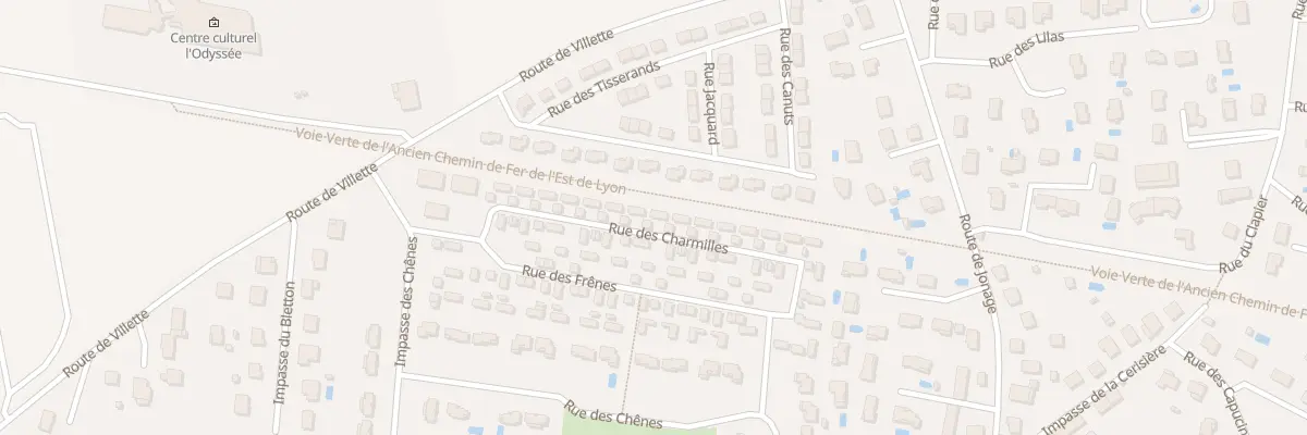 Plan du 15 Rue des Charmilles à Pusignan