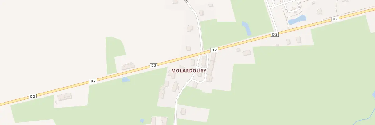 Plan du 12 Rte de Molardoury à Saint-Trivier-de-Courtes