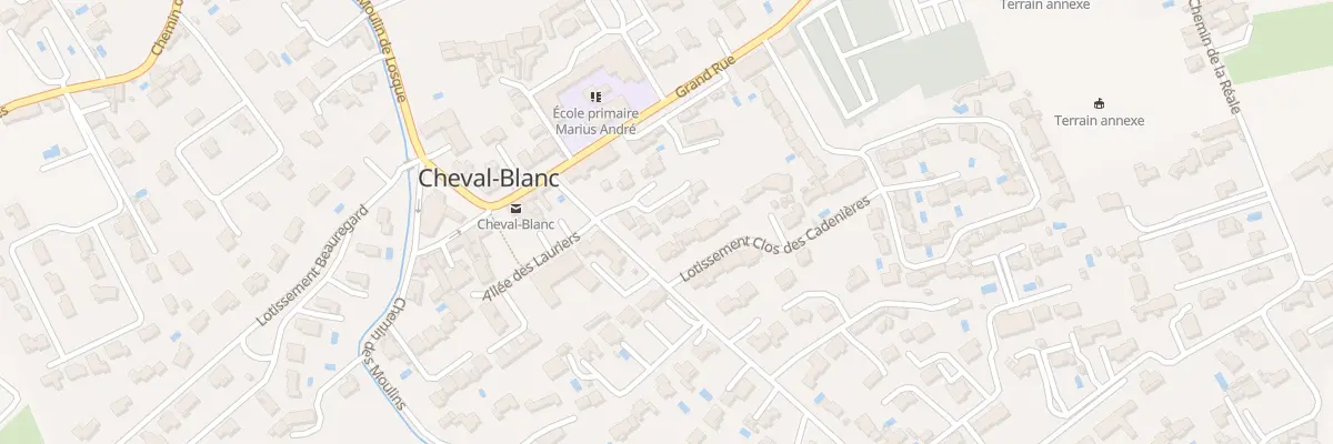 Plan du 50E Che de la Rayette à Cheval-Blanc