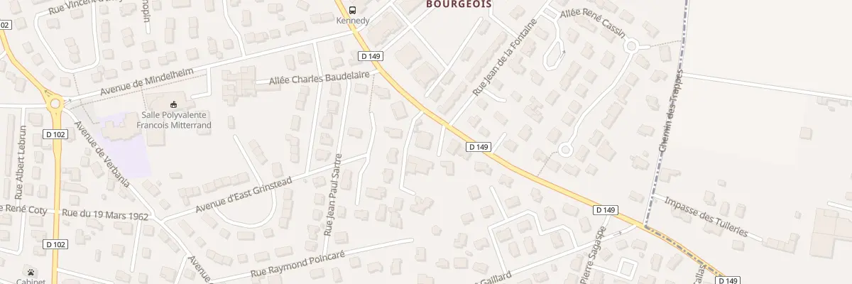 Plan du 38 Av Georges Pompidou à Bourg-de-Péage