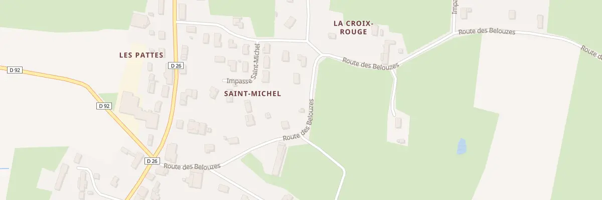 Plan du 331 Rte des Belouzes à Saint-Didier-d’Aussiat